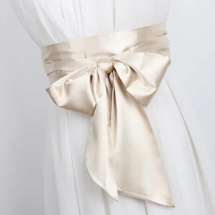 サッシュリボン ウェディングドレス サッシュベルト リボン ベルト