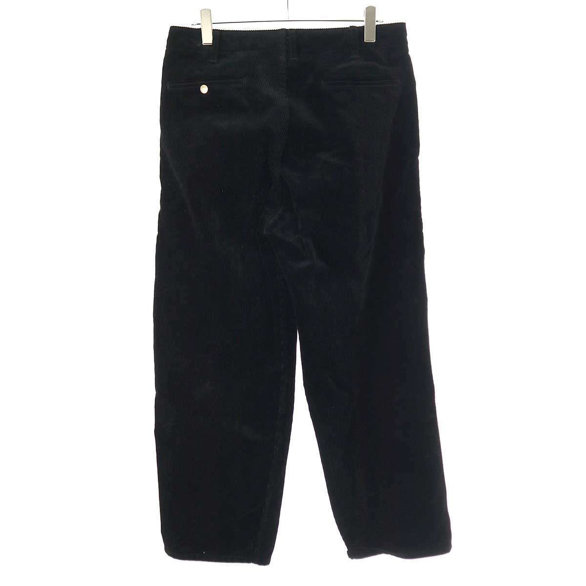 COMOLI コモリ 24AW コーデュロイ ワークパンツ A03-03012 ブラック 3 