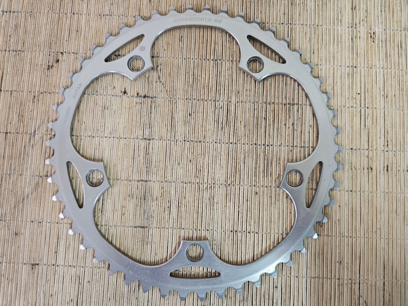 SUGINO AERO MIGHTY 42T PCD144 NJSピスト Yahoo!オークション - 希少 SUGINO Aero Mighty Crankset NJS