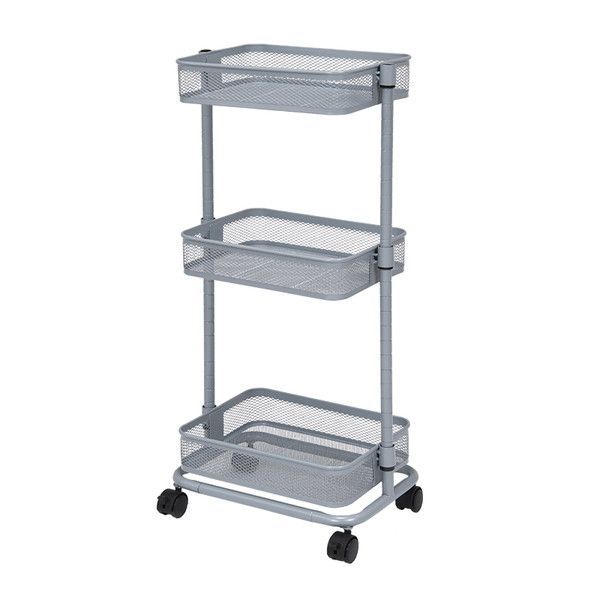 トローリーワゴン スカイグレー幅38