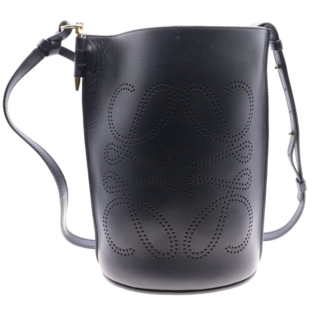 LOEWE (ロエベ) アナグラム ゲート バケットバッグ ブラック