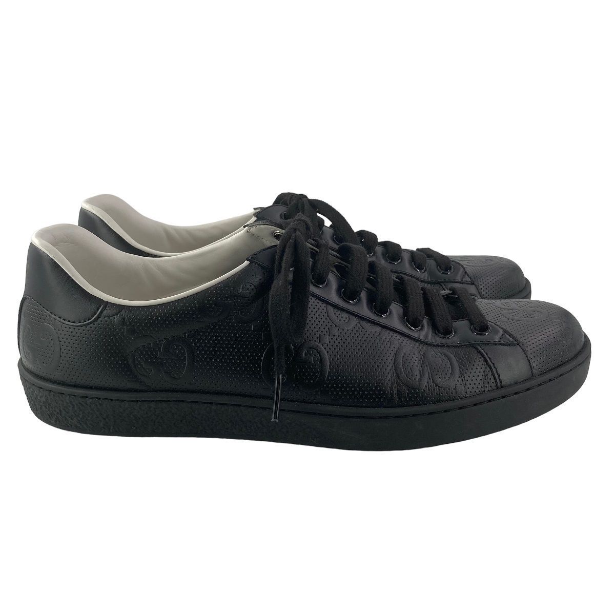中古】 GUCCI グッチ GGエンボス スニーカー 625787 1XK10 1000