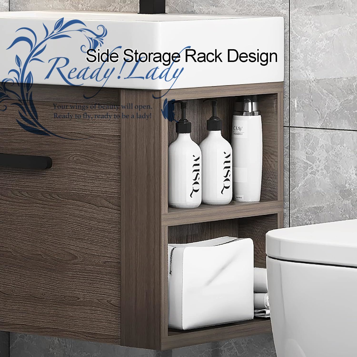 デフォガンドLEDライトミラー付き 60cm