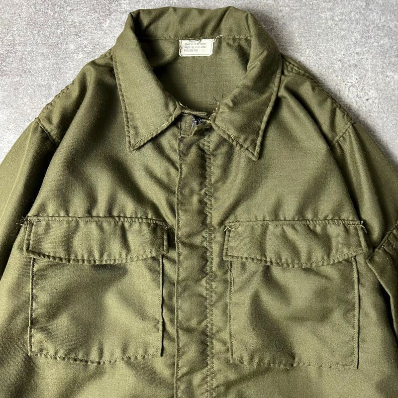 70s 米軍実物 US ARMY ノーメックス ヘリクルー シャツ M-S / 70年代