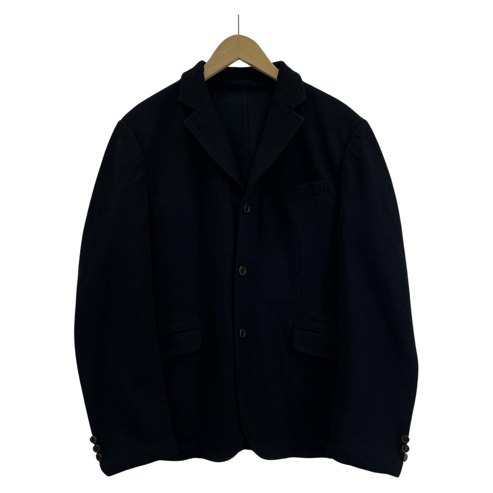 COMME des GARCONS ジャケット HOMME メッシュテーラードジャケット L ブラック