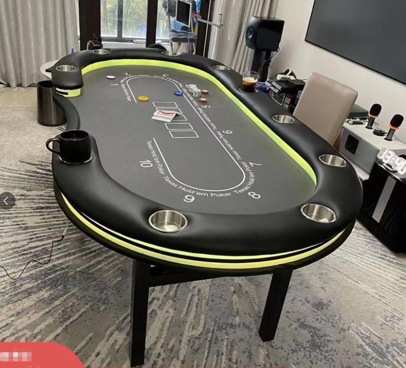 ポーカーテーブル 折りたたみテーブル 折りたたみ脚 チップ 競技用