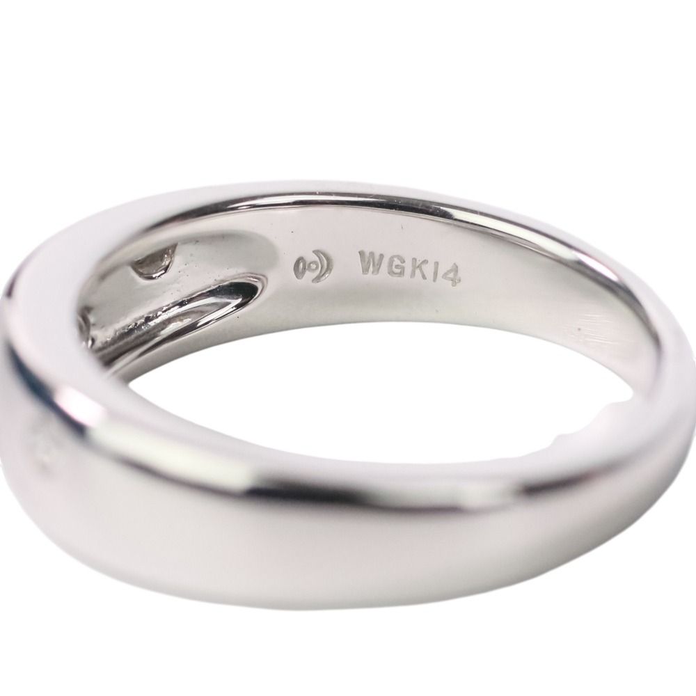 みさき　　WGK14指輪 TASAKI - 美品 TASAKI タサキ 田崎真珠 K14WGリング