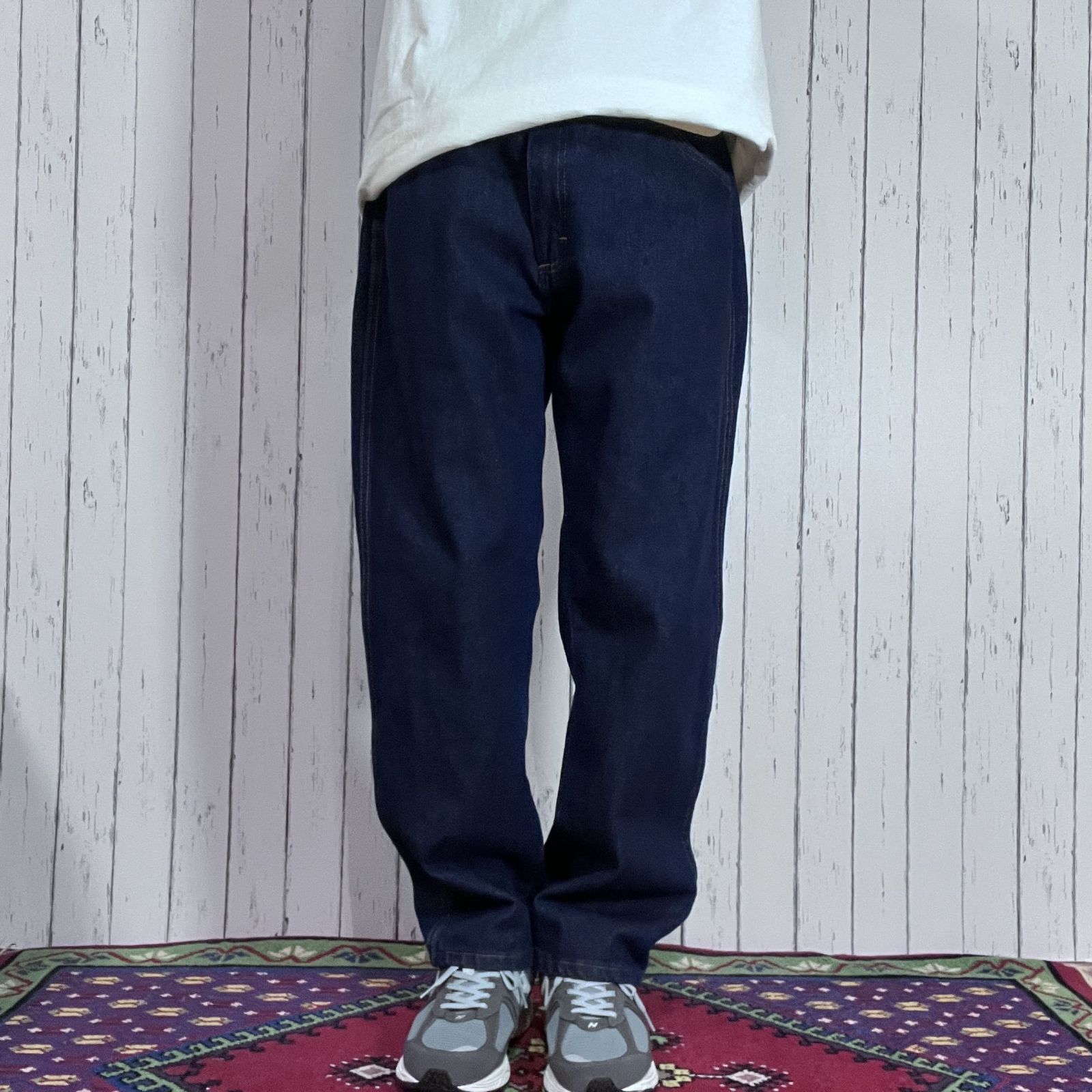 W36 L29 Wrangler ラングラー レギュラー ビッグ ルーズ デニム ラングラー Wrangler スラックス パンツ ランチャードレス