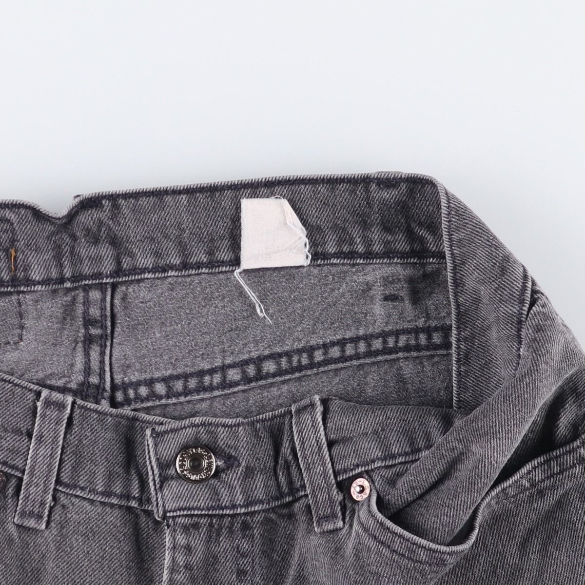 ブラックデニムショーツ ハーフパンツ