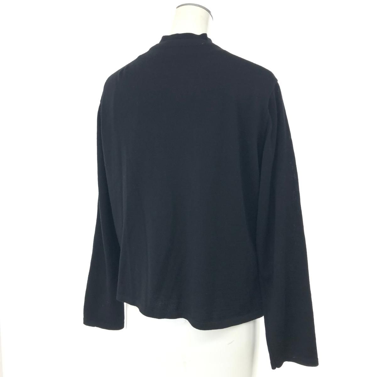 LEONARD レオナール アンサンブルニット サイズ:L ブラック シルク混