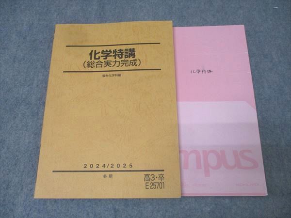 駿台 化学特講(総合実力完成) テキスト 2024 冬期 吉田隆弘