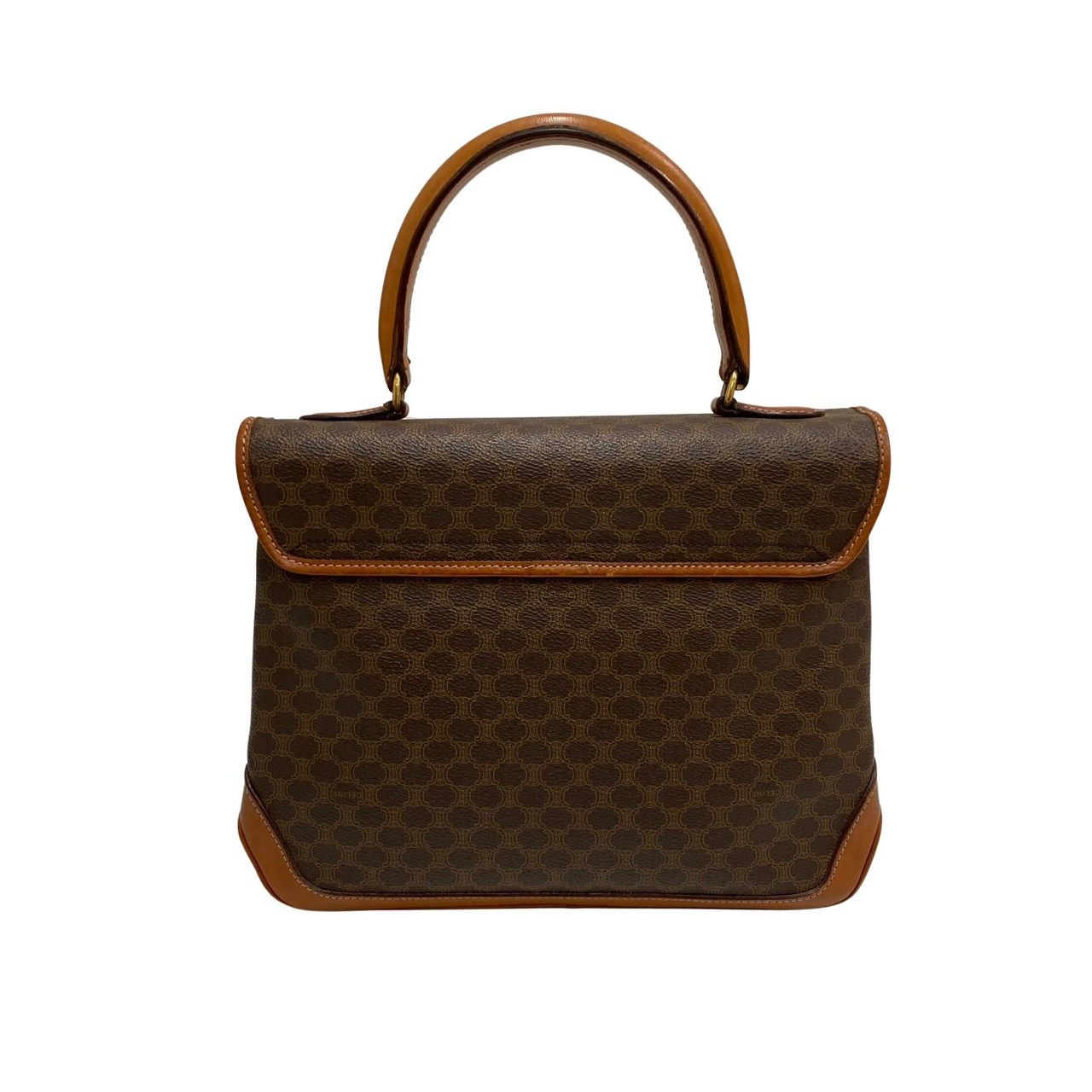極 美品 希少品 CELINE セリーヌ マカダム ブラゾン トリオンフ ロゴ柄 