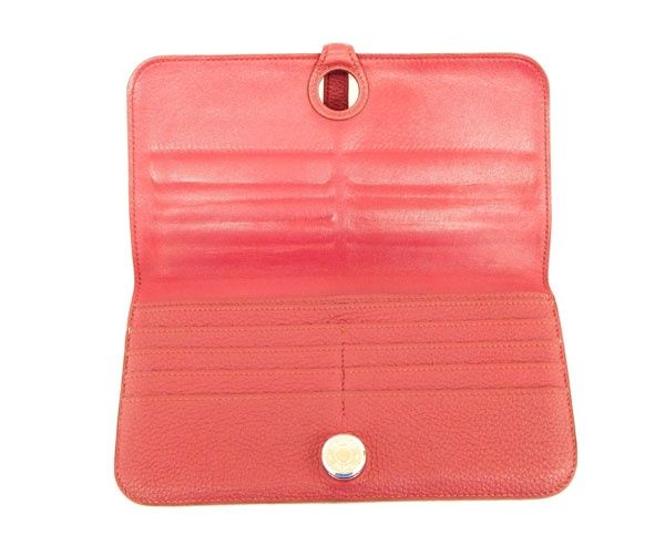 本物 エルメス/HERMES ドゴン 長財布 ボルドー org.jpg