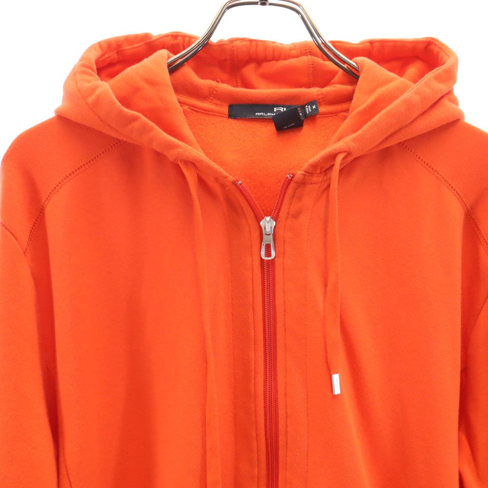 RLXフード付きジップパーカーオレンジM