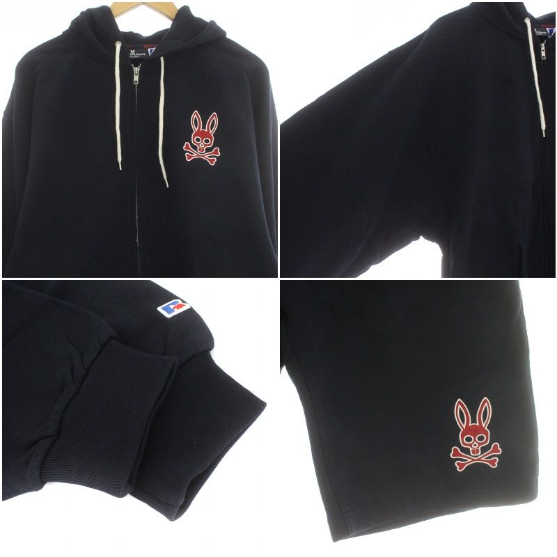 Psycho Bunny パーカー ショートパンツ セットアップ　M サイコバニー セットアップ パーカー ショートパンツ Psycho Bunny