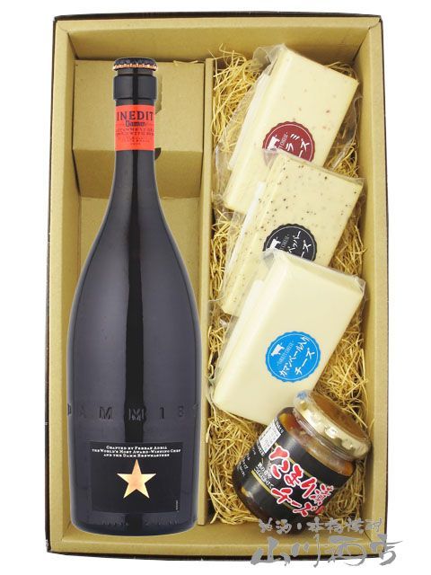 イネディット 750ml + チーズおつまみ4種セット 【 8520 】 【 ビール・おつまみセット 】【 要冷蔵 】