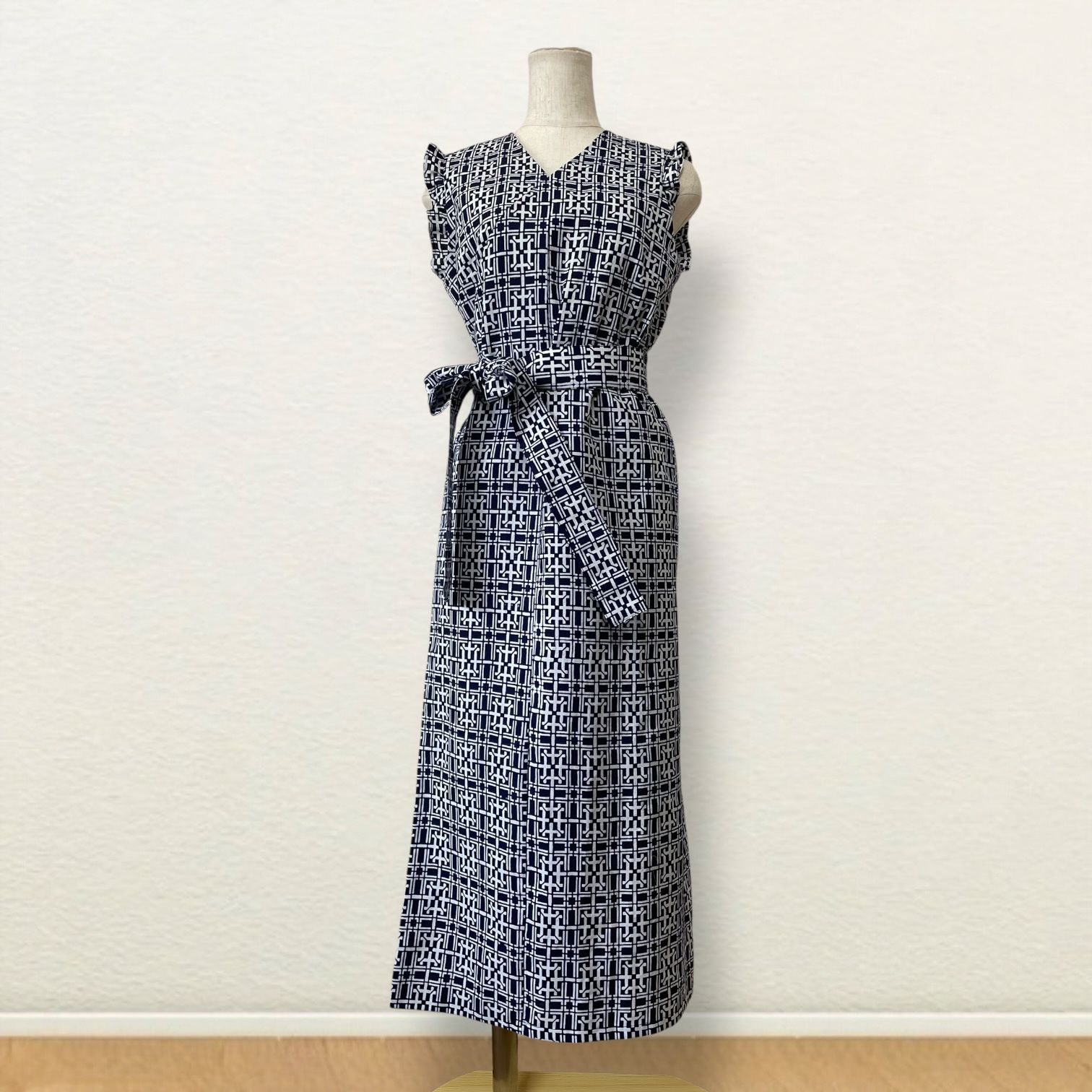 Kanataの浴衣カシュクール Mサイズ 旅行にも茶道お稽古にも 巾着袋つき 2025-