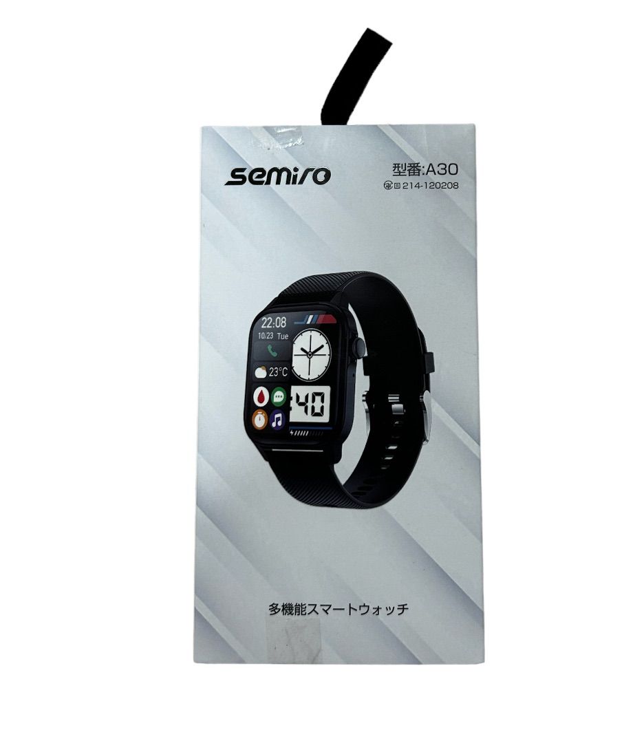 SEMIRO スマートウォッチ A30 - メルカリ