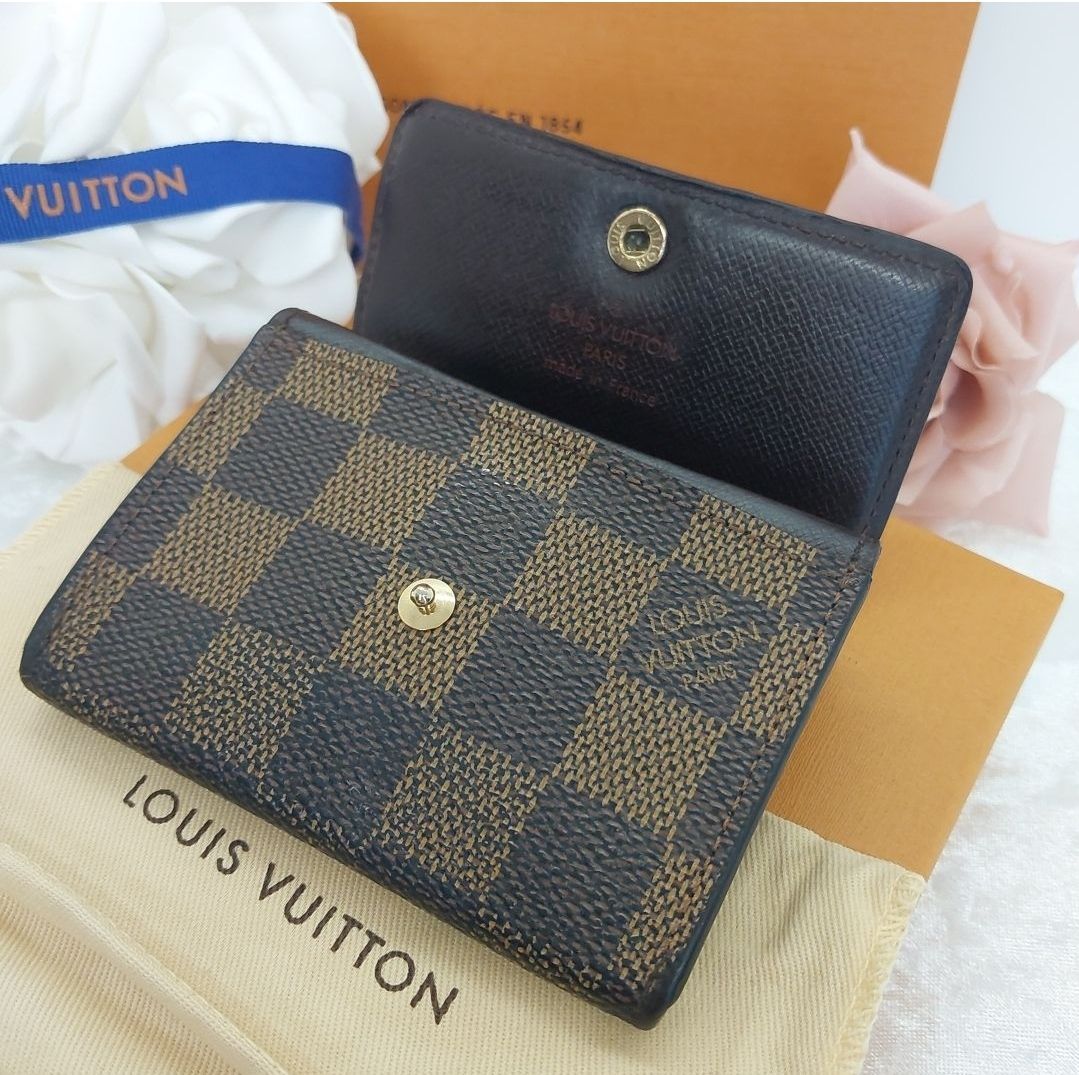 ヴィンテージ】ルイヴィトン ダミエ ポルトモネ プラ コインケース