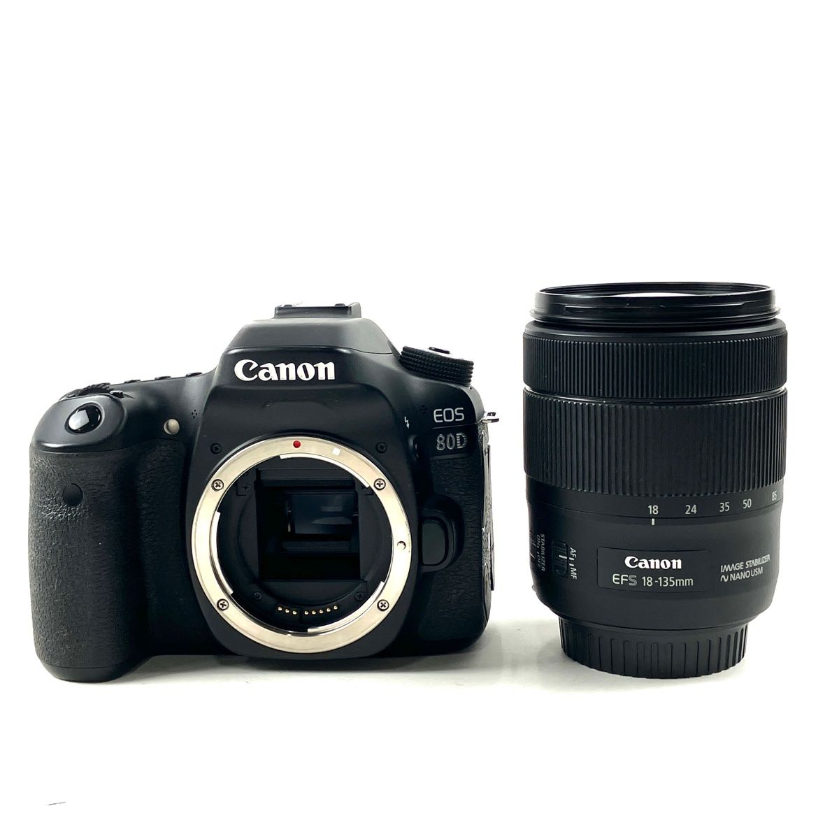 キヤノン Canon EOS 80D + EF-S 18-135mm F3.5-5.6 IS USM デジタル ...