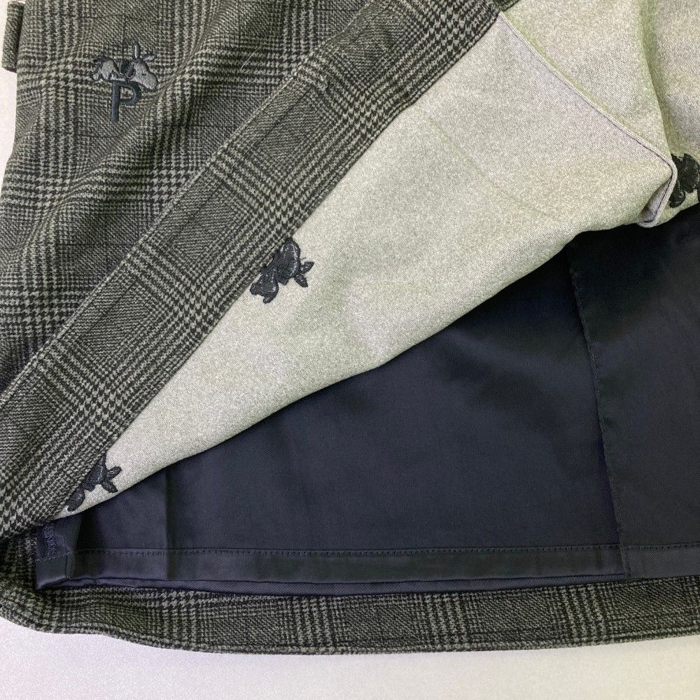 美品【PEARLY GATES×SNOOPY】グレンチェック ゴルフスカート 1 美品
