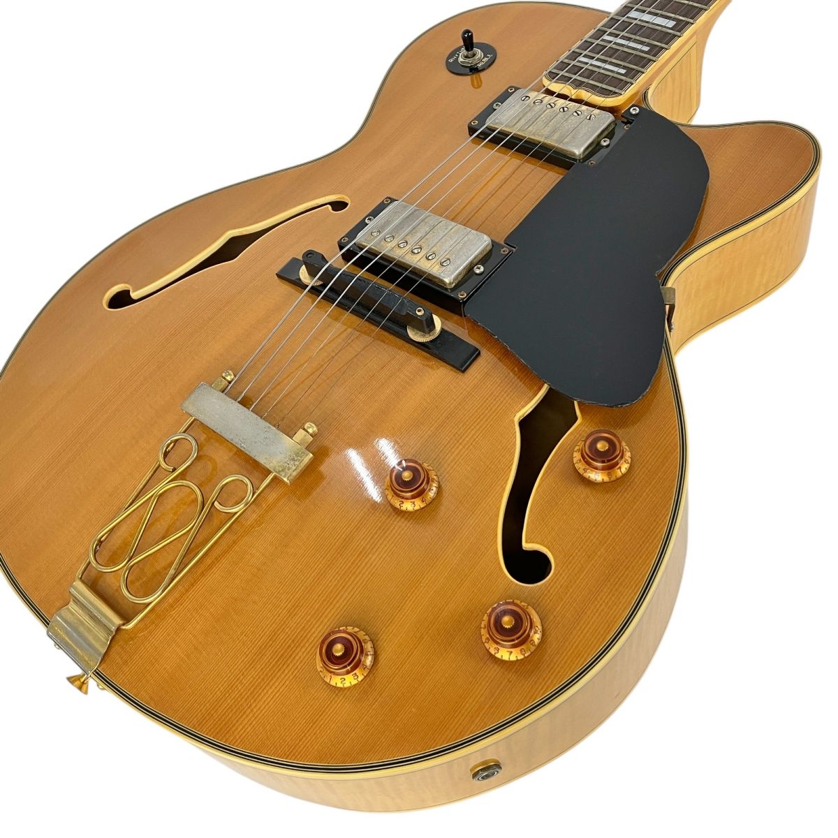 【改造品】Epiphone Joe Pass　フルアコ Epiphone Joe Pass emperor Ⅱ】 ブリッジ交換