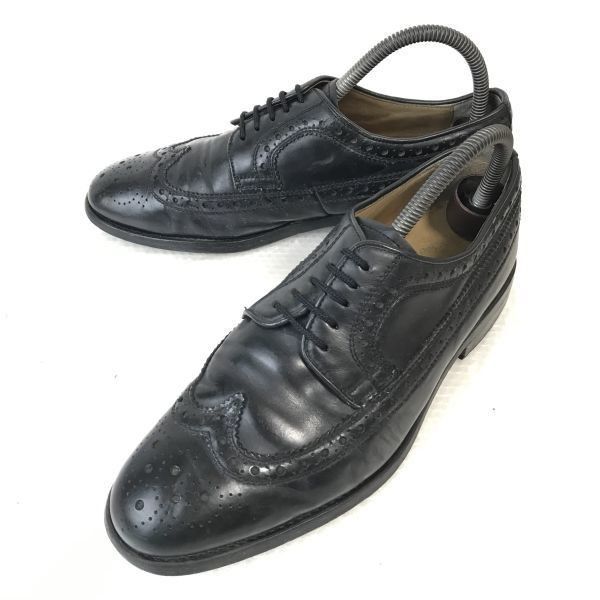 ビンテージリーガル/REGAL Imperial Grade本革/グッドイヤー製法/ウイングチップ【25.0EE/黒/BLACK】ビジネス/dress shoesE-193