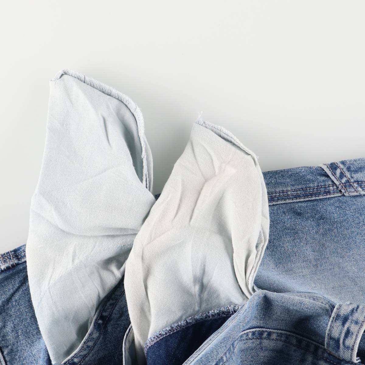 デニムペインターショーツ