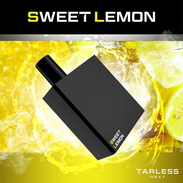TARLESS NEXT 交換用カートリッジ 電子タバコ 使い捨て 4個セット スイートレモン