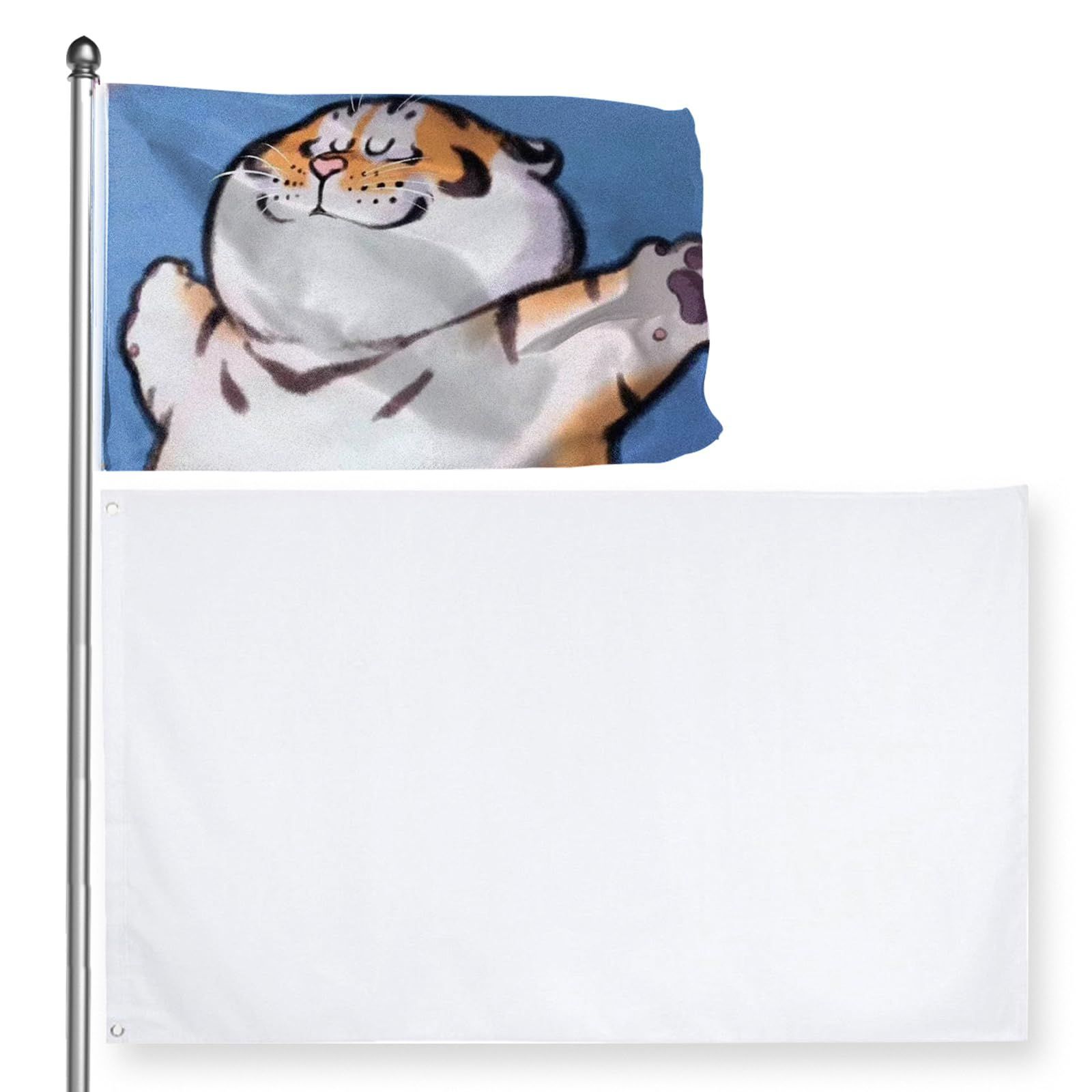 【特価セール】4枚 90×150cm DIY 応援グッズ フラッグ 学級旗 大旗 無地 運動会 白 大きい 旗 自由にオリジナルのデザインの旗を作ることができます CMD