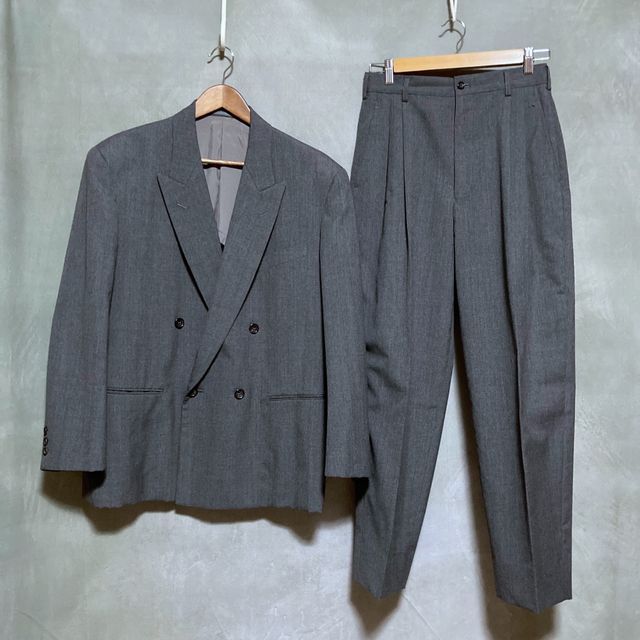 COMME des GARCONS HOMME PLUS AD1989 ダブル セットアップ スーツ size.S グレー