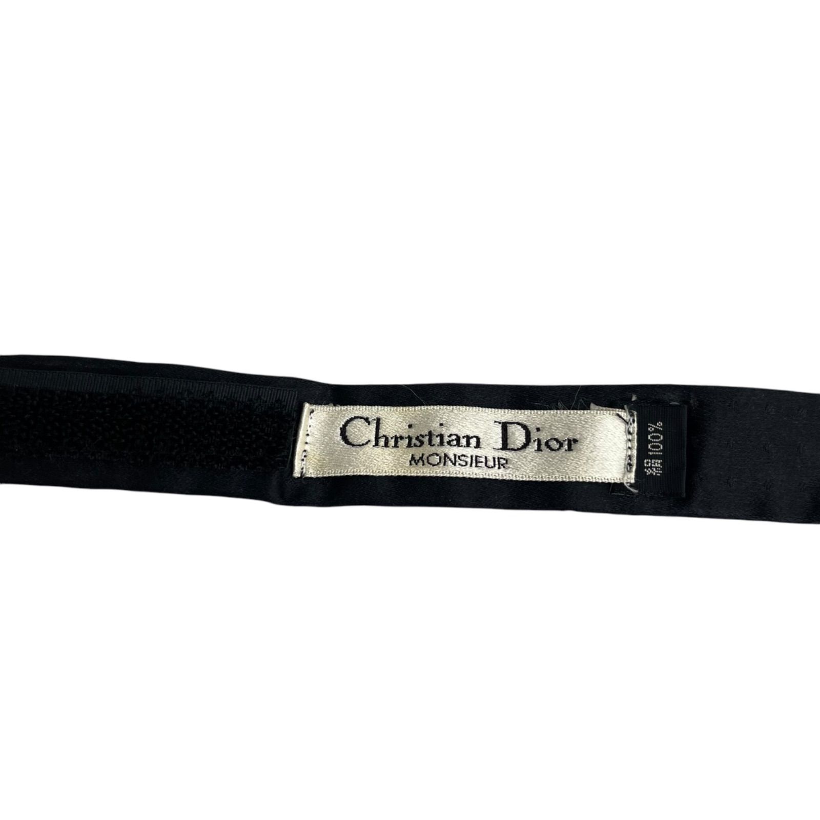 クリスチャンディオールChristian DIOR カマーバンド蝶ネクタイL 美品