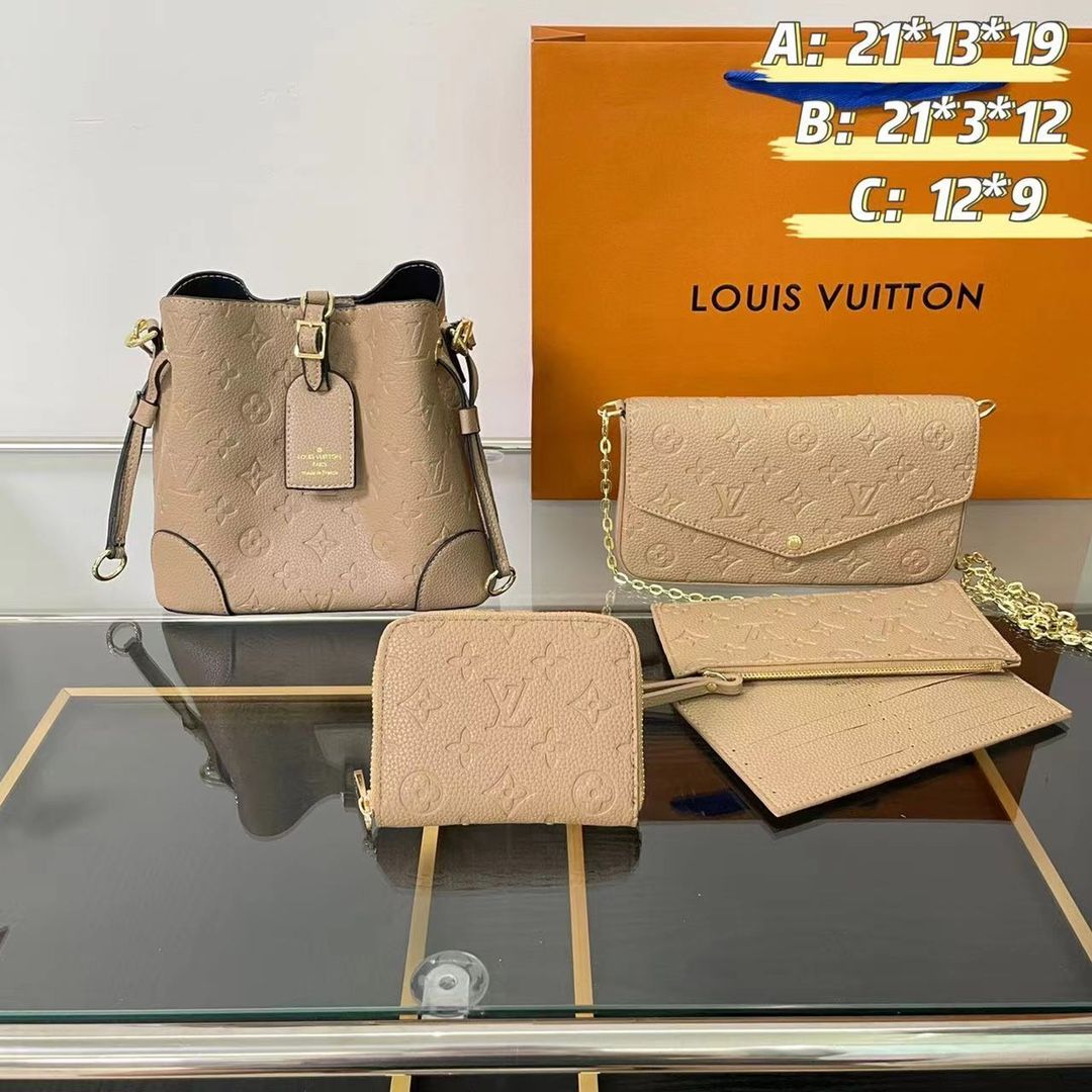 限界価格 LOUIS VUITTON ルイヴィトン ショルダーバッグ ハンドバッグ 財布 3点セットバッグ - メルカリ