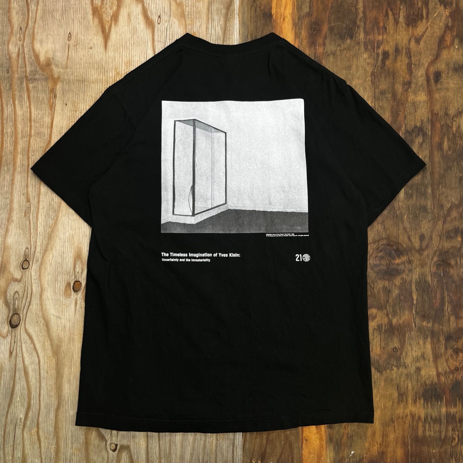 Yves Klein イヴクライン アート Tシャツ ブラック 絵画 金沢21世紀 