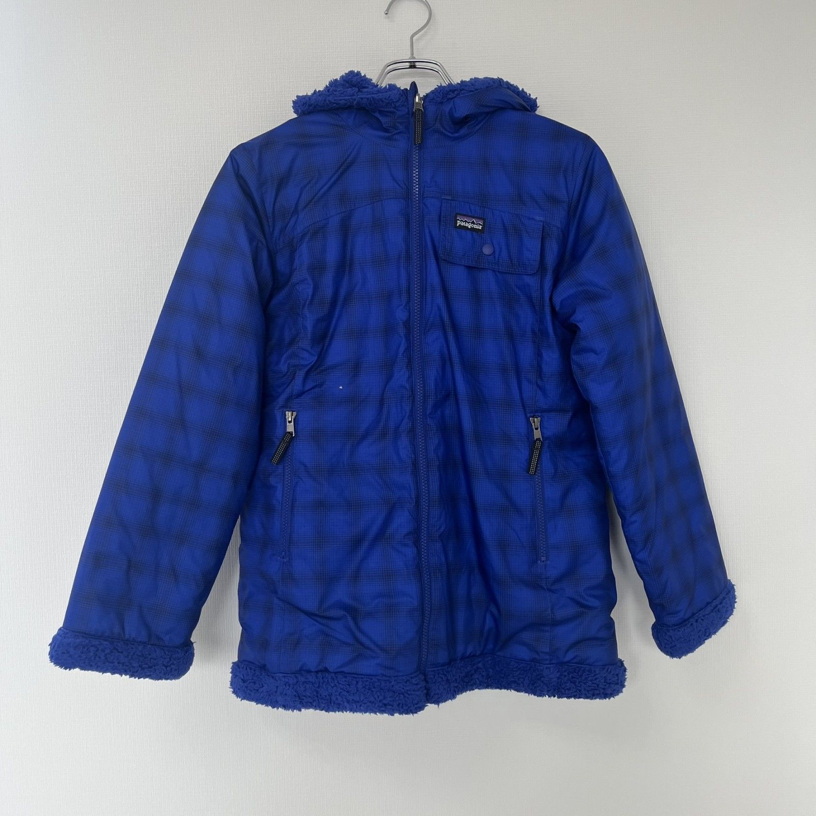patagonia】パタゴニア アウター ジャケット ブルー Lサイズ 裏ボア 