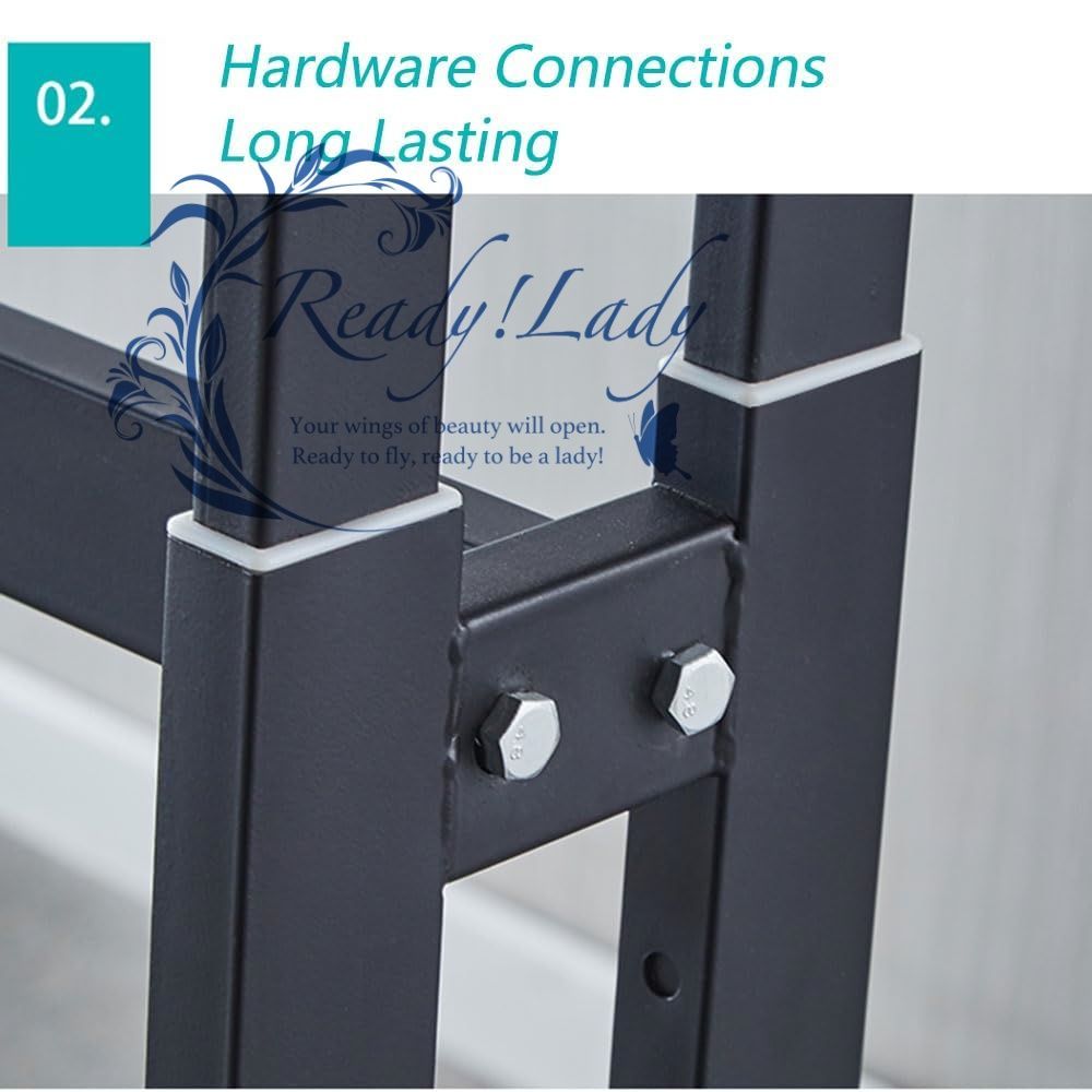 6ウェイ頑丈な衣類ディスプレイスタンド 車輪付き