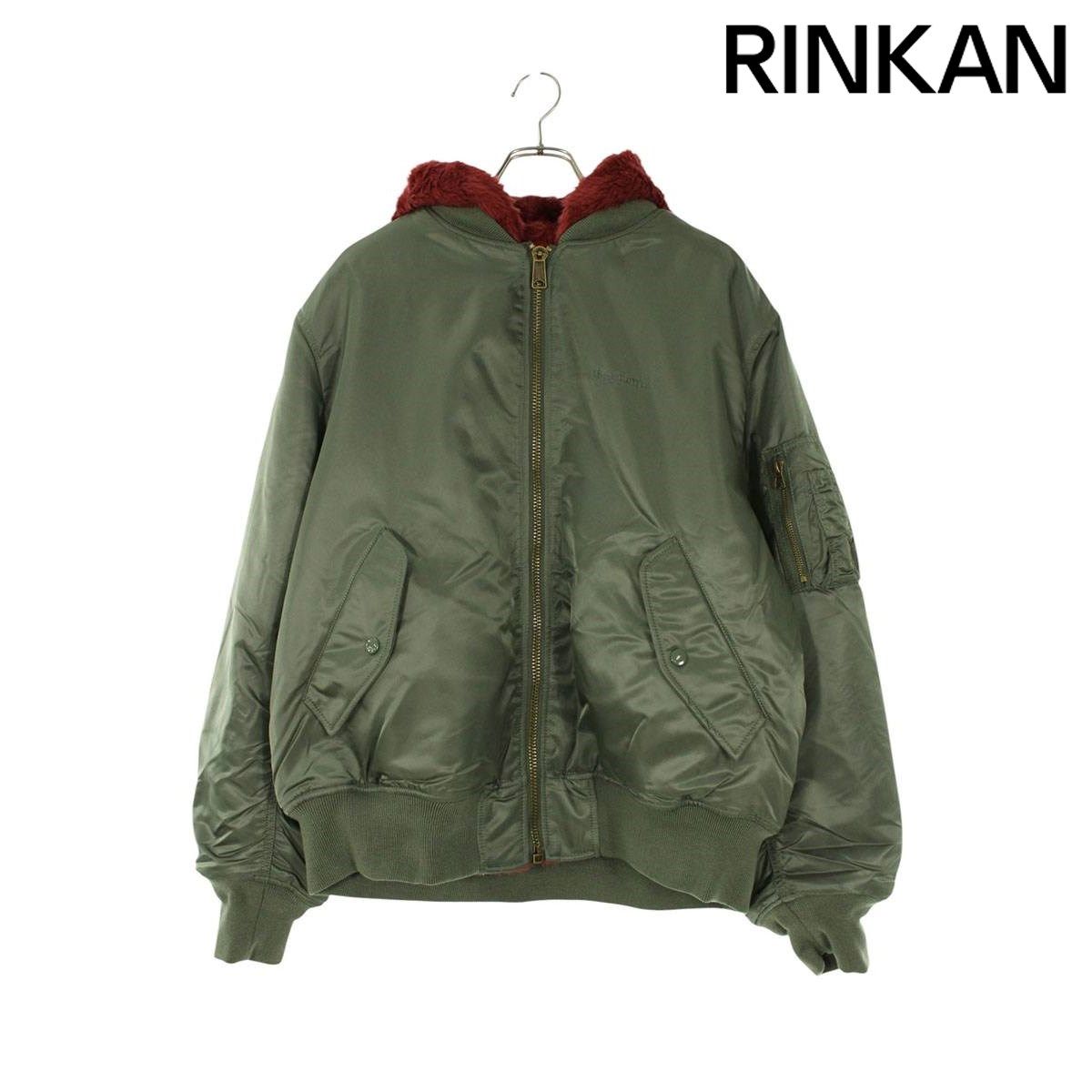 シュプリーム 22AW Faux Fur Reversible MA-1 フェイクファーリバーシブルMA-1ブルゾン メンズ L