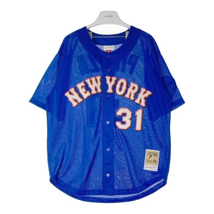 ミッチェルアンドネス ニューヨーク メッツ ピアザ Youth Mitchell & Ness Mike Piazza Black New York Mets Cooperstown