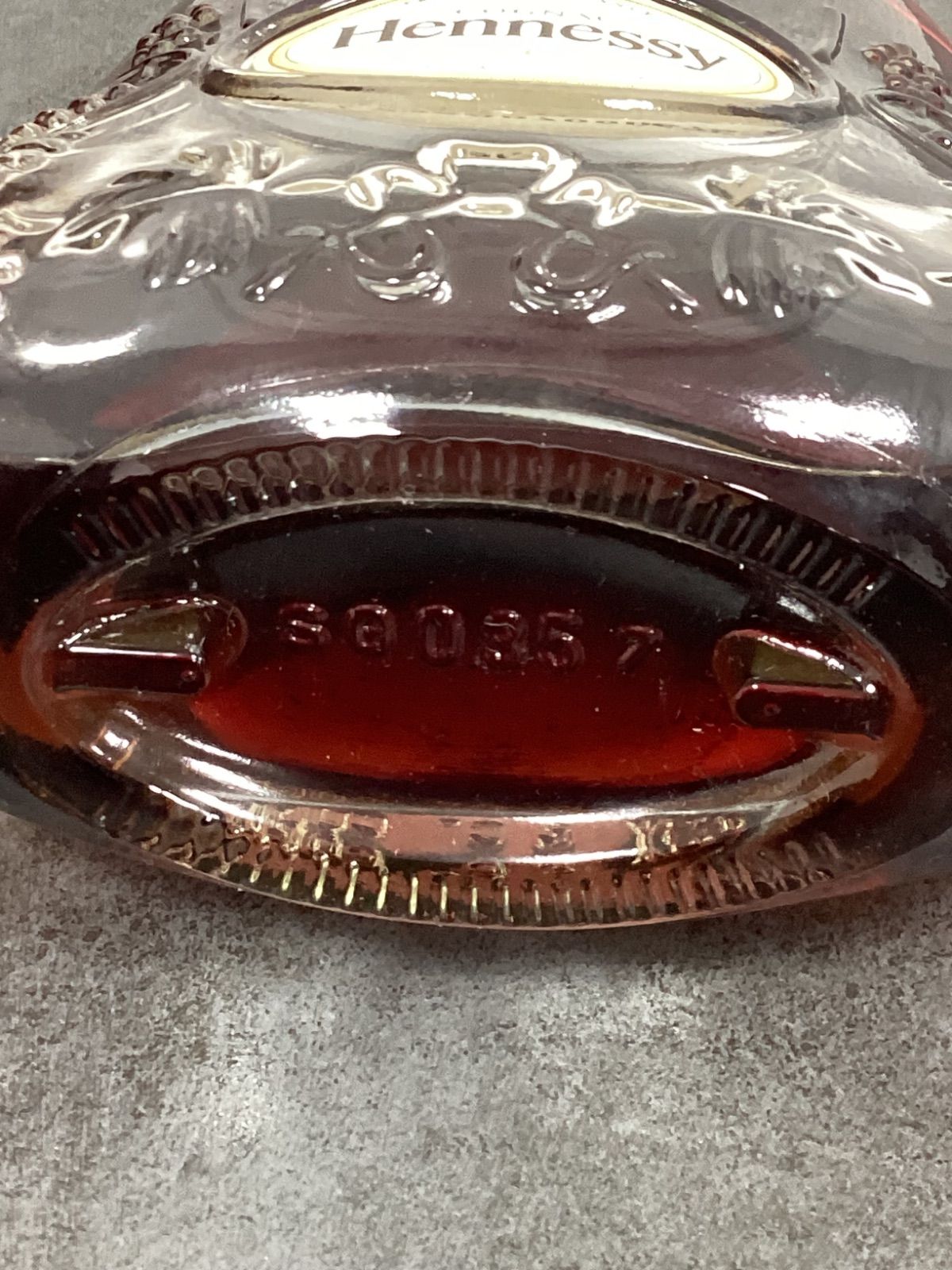 【箱付き・美品】Hennessy XO コニャック 金蓋 350ml Hennessy /ヘネシー X.O COGNAC 金キャップ 350ml 古酒 箱あり
