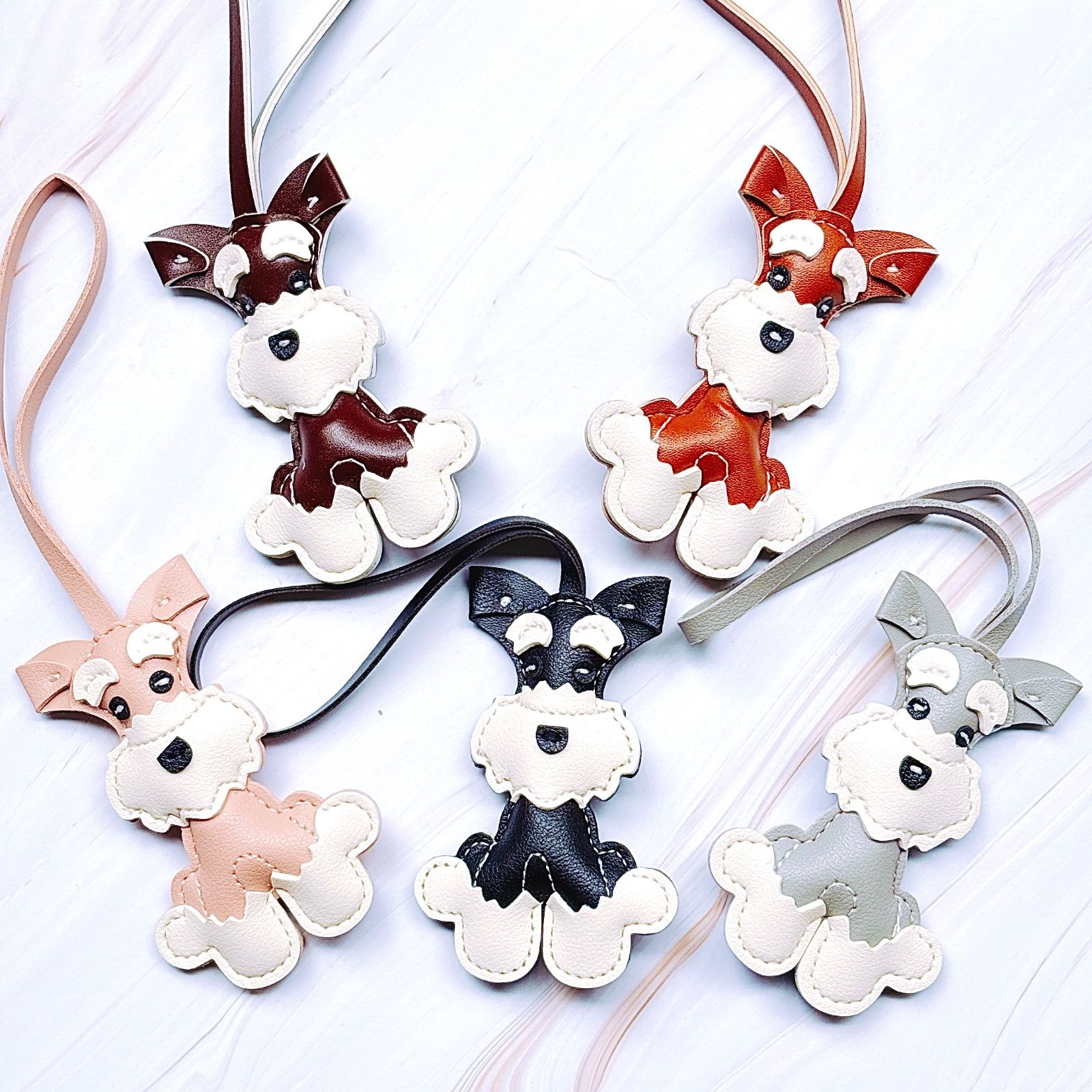 ミニチュアシュナウザー シュナウザー キーホルダー 犬 かわいい