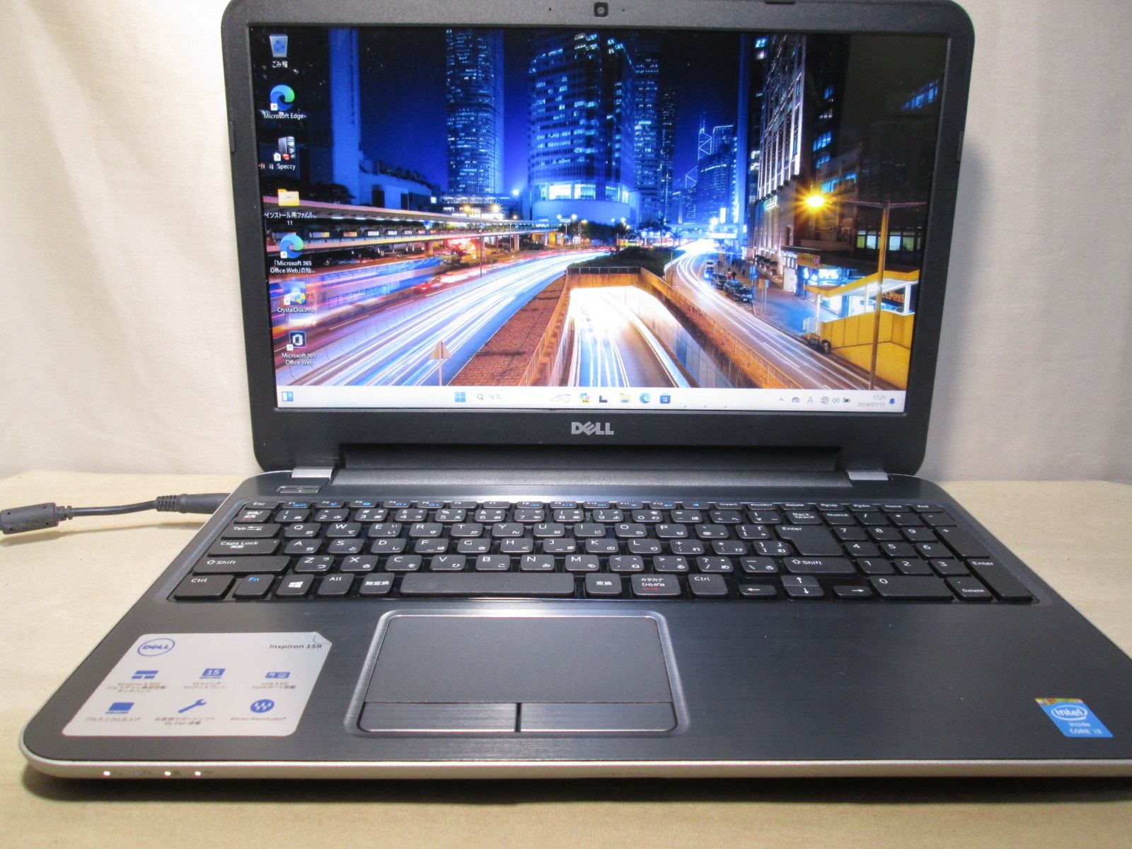 DELL Inspiron 5537【Core i3 4010U】　【Windows11 Home】MS 365 Office  Web／Wi-Fi／USB3.0／HDMI／長期保証 [90054]