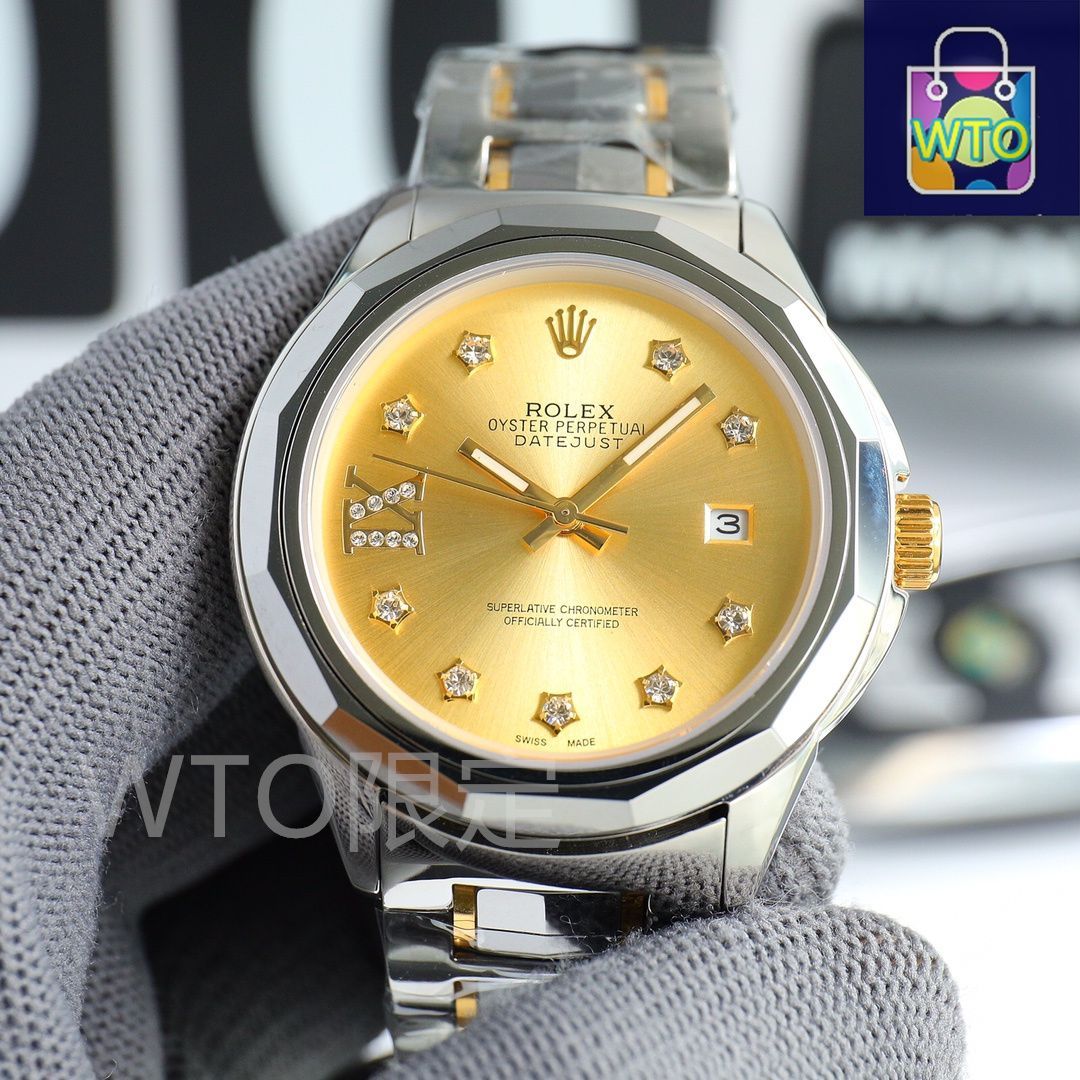 今日WTO】ROLEX ロレックス クラシック大三針男性用腕時計