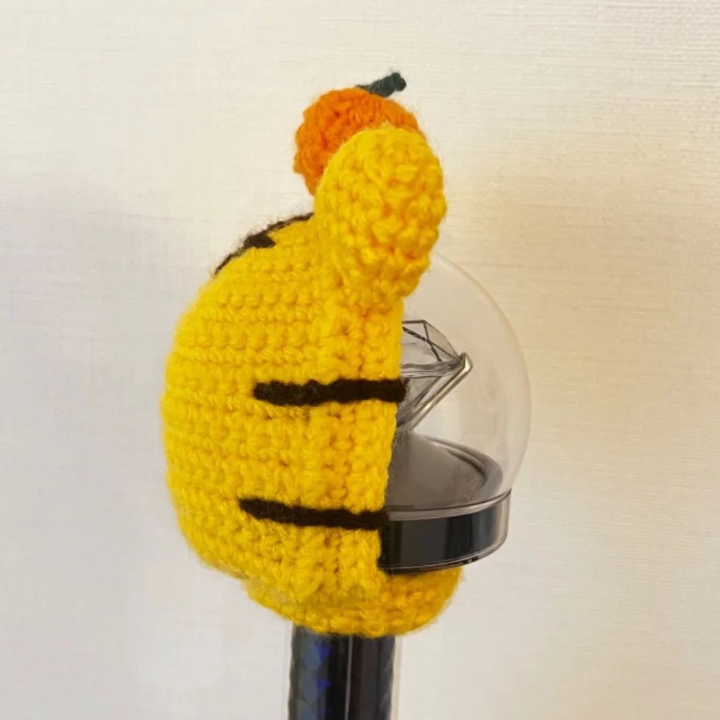 カラット棒ペンライトカバー 被せるタイプ SEVENTEEN 虎 みかん ホシ