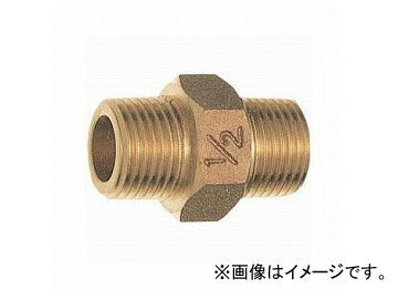 三栄水栓/SANEI 砲金六角ニップル T700-40 JAN：4973987787508