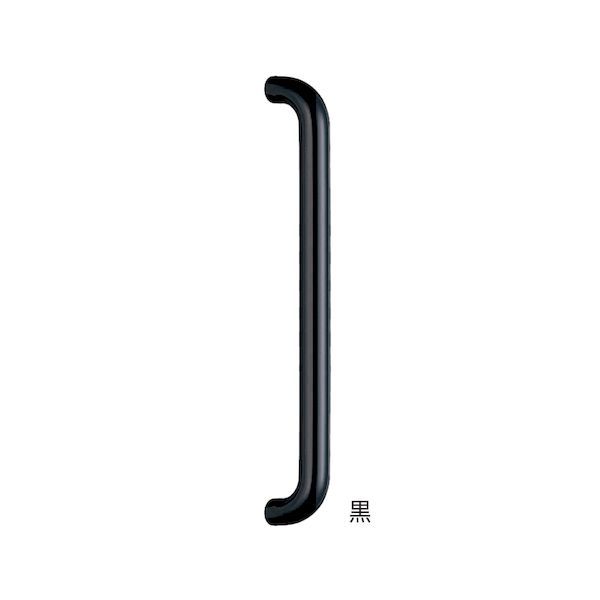 7営業日以内発送 シロクマ NO.66|600MM 黒 丸棒取手 No．66 600mm 黒 1組 2本 NO.66600MM黒 沖縄離島販売不可