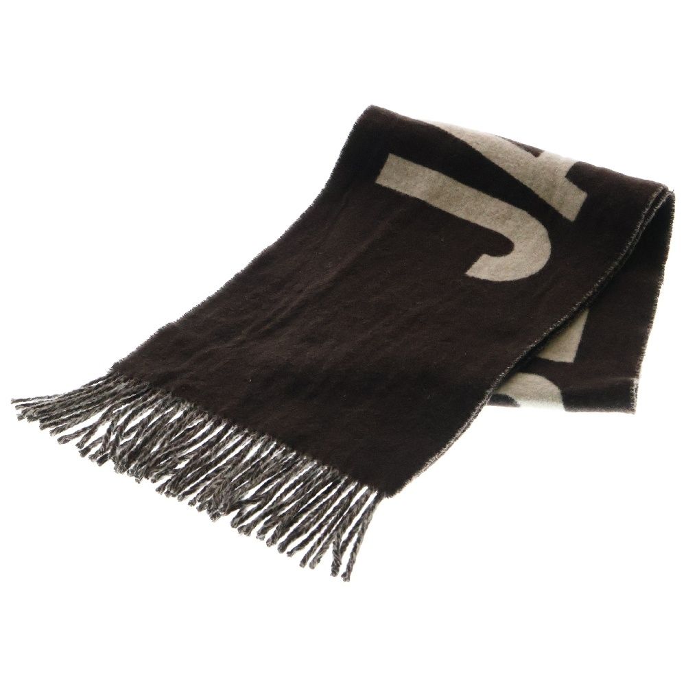 JACQUEMUS ジャックムス 23AW L Echarpe ロゴマフラー ブラウン