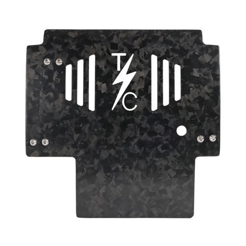 リアルフォージドカーボン SKID プレート ブラックブラケット 以降FLHXSE FLTRXSE 以降FLHX U FLTRX FLTRXSTSE