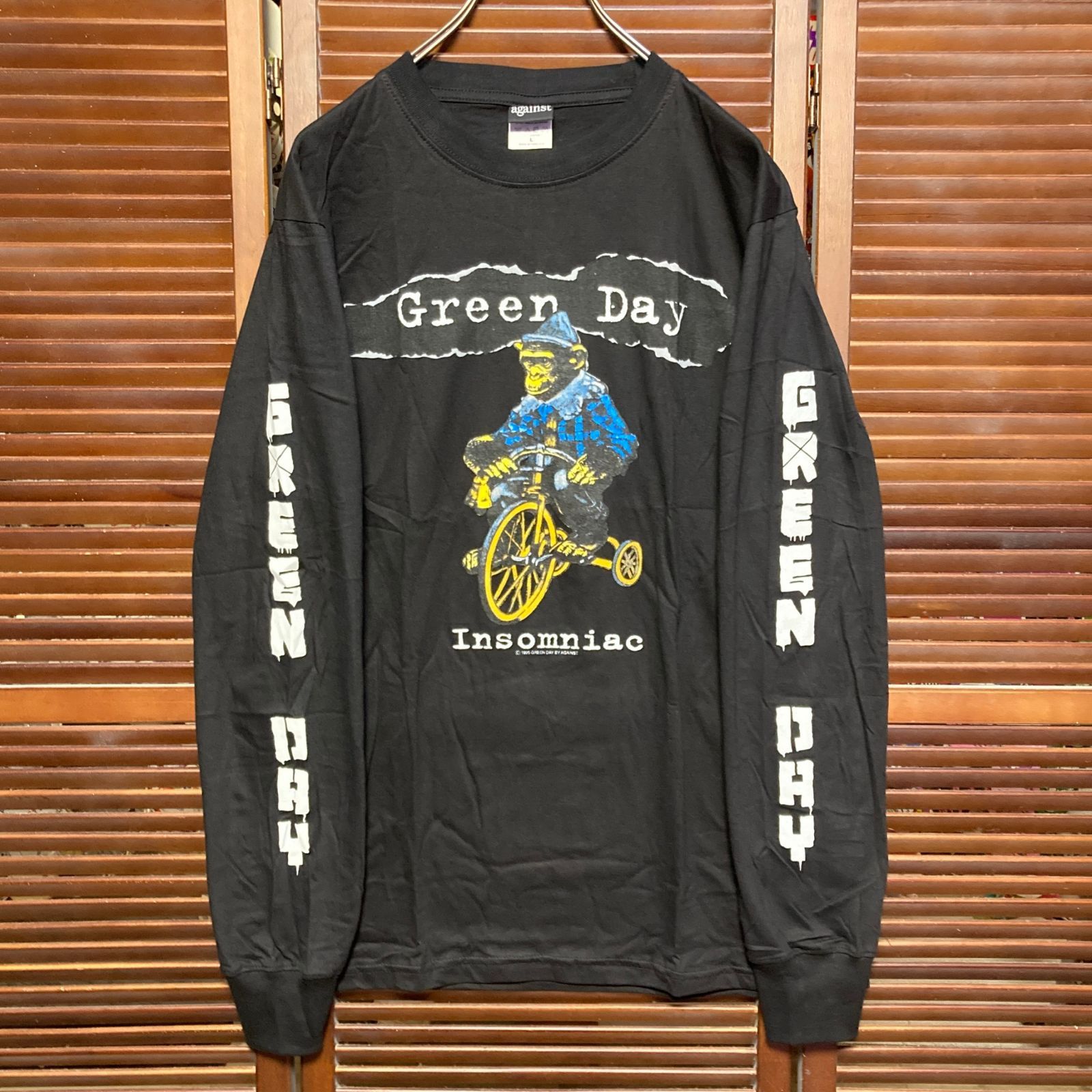 長袖 Tシャツ ロンT グリーンデイ GREENDAY インソムニアック 黒