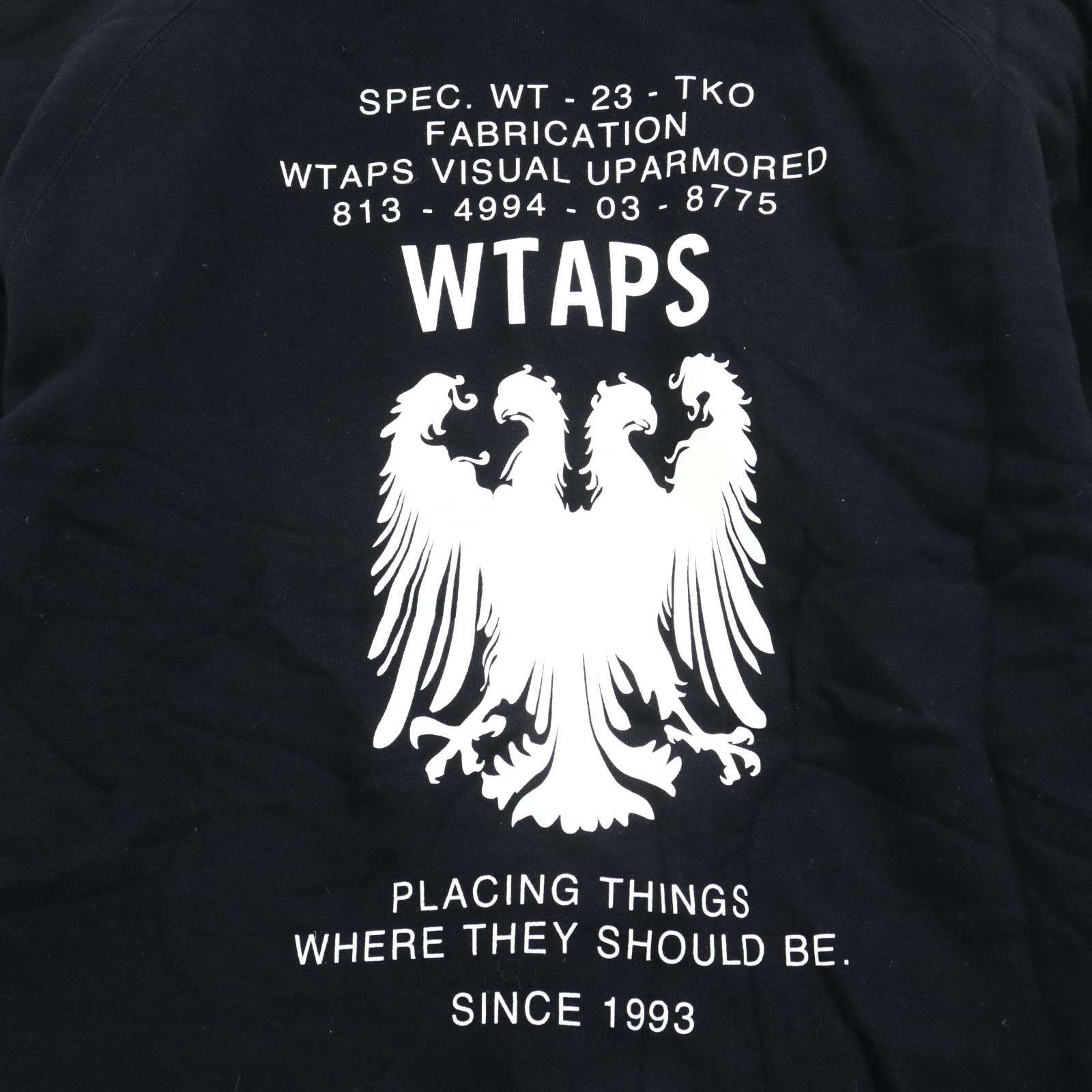 WTAPS ダブルタップス BULLINK☆ 秋冬 プリント 裏起毛 スウェット 