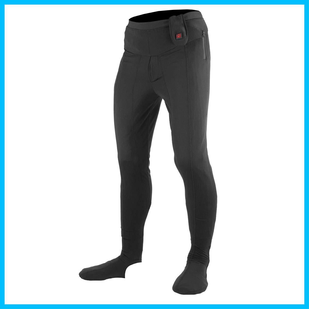 数量 2XL Black 08-113 EK-113 12Vエレクトリックインナータイツ バイク用 KOMINE